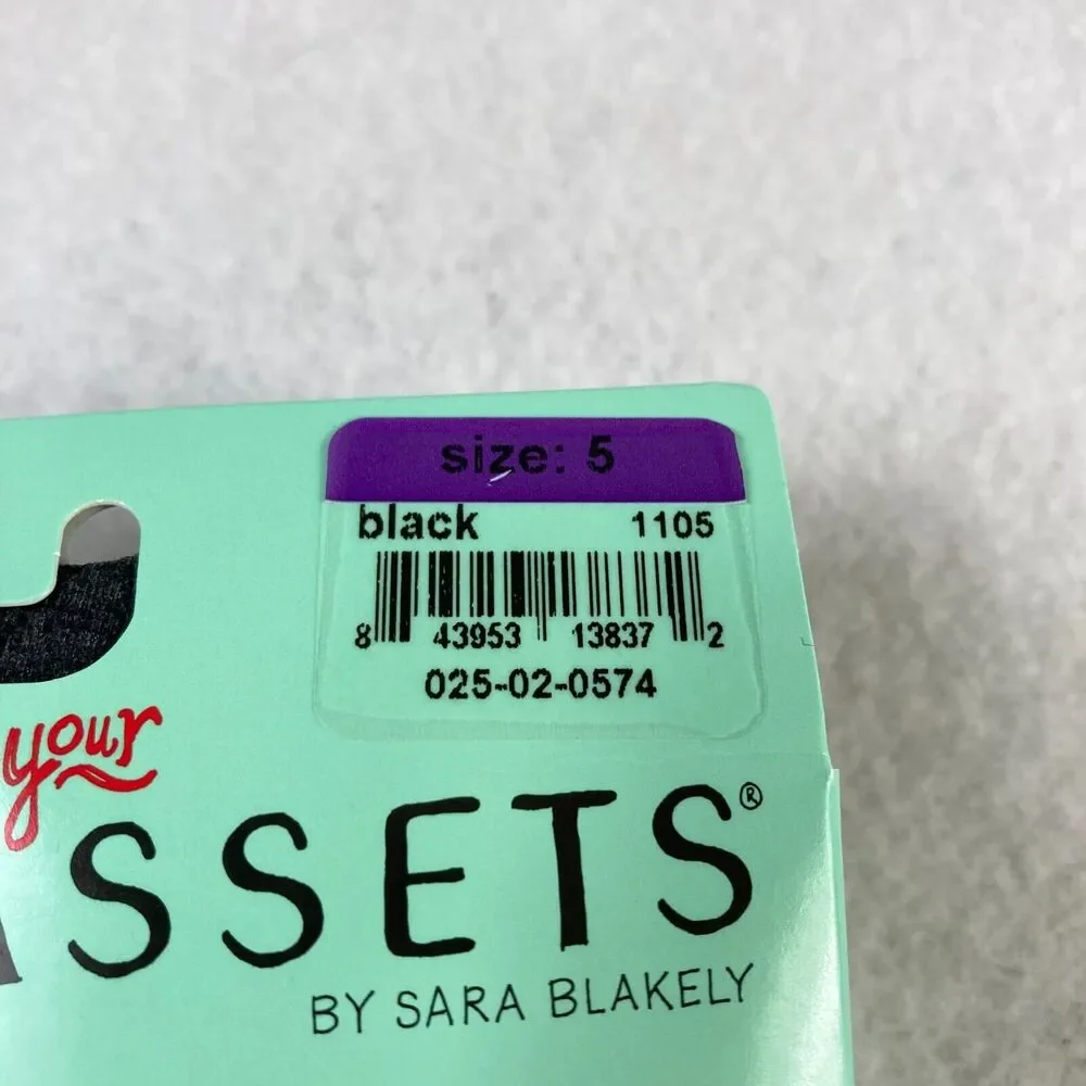 SPANX Assets Sara Blakely‎ Reversible Shaping Tights Women's 5 Flipside Diamond